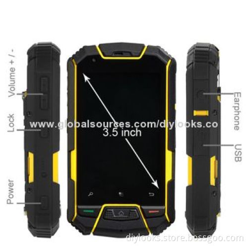 Refurbished Snopow M6, Yellow, GPS+AGPS, Android 4.1.1, MTK6577 1.0GHz Dual-core, ROM 4GB, RAM 512M